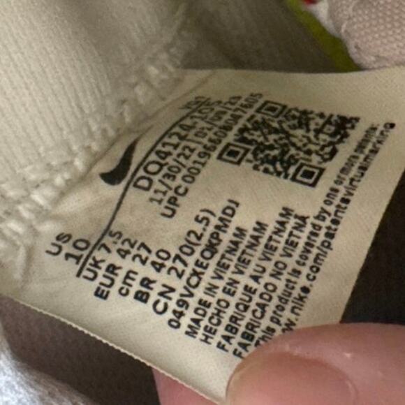 Nike Women's Blazer Mid '77 Next Nature White/Red Stardust-Night Maroon size 10 - Picture 8 of 8